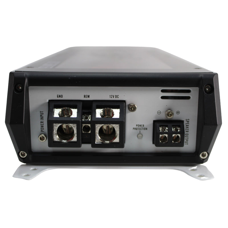 B2 Audio 2500W 1-Ohm Class D Monoblock Amplifier w/ RGB LED Lights RIOT Series