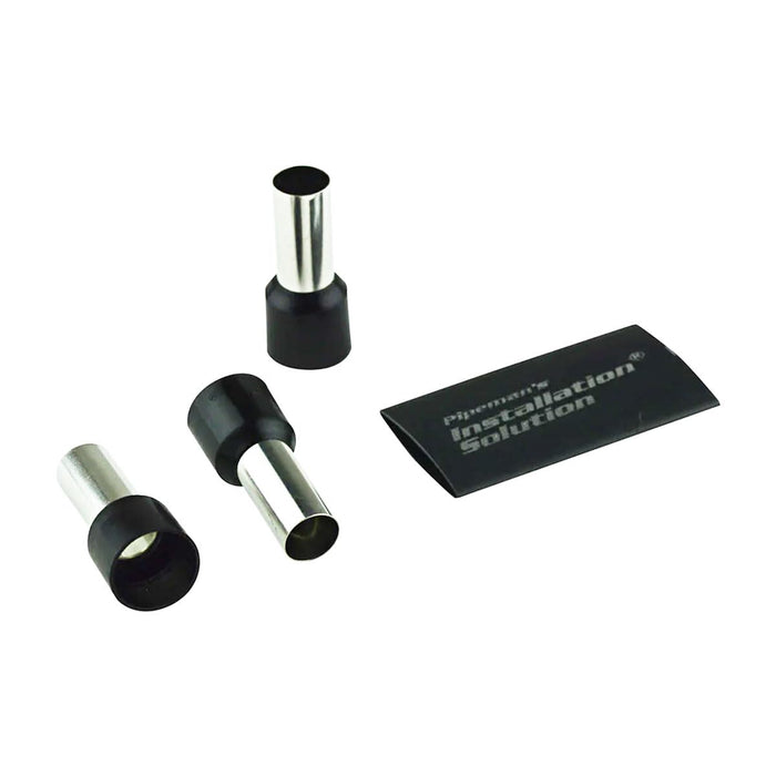 Audiopipe 25 Pack 4 Gauge Wire Ferrules with Heat Shrink IS-TFK-4