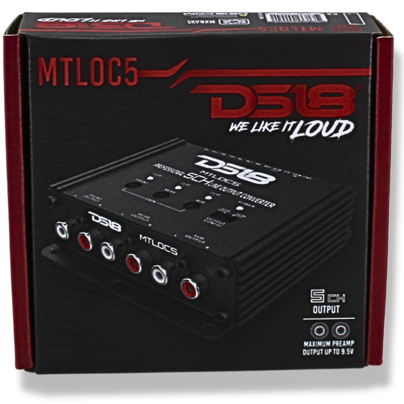 5-Channel High-to-Low Line Output Converter with Remote/Automatic Turn-On MTLOC5