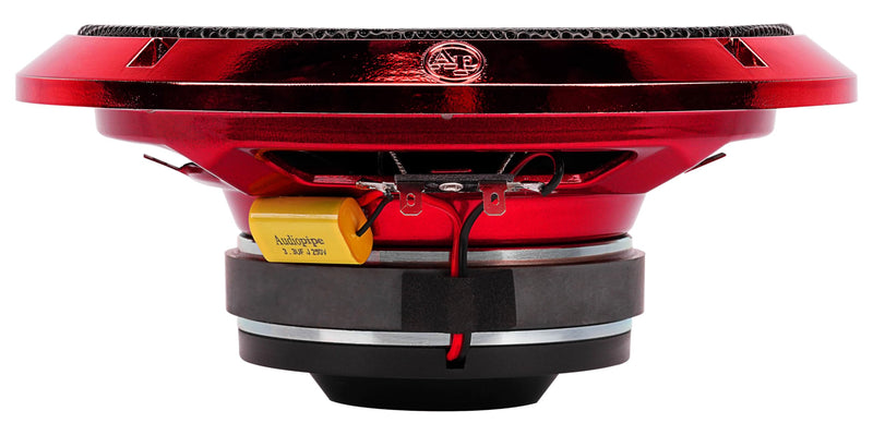 Audiopipe 8" 200W RMS 4 Ohm Red Eye Candy Compression Horn Midrange Coax Speaker