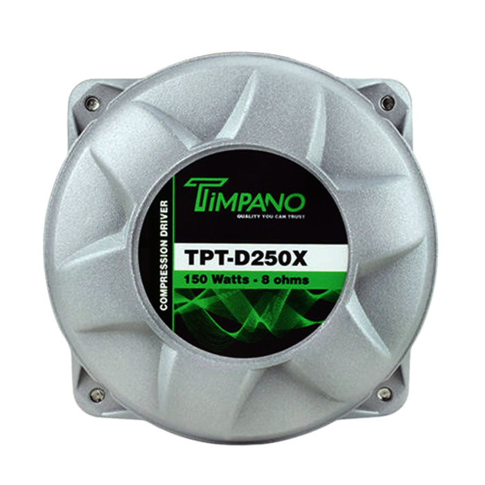 Timpano Car Audio 4.5"x4.5" Phenolic Driver Horn Combo 2" VC 150W 8 Ohms