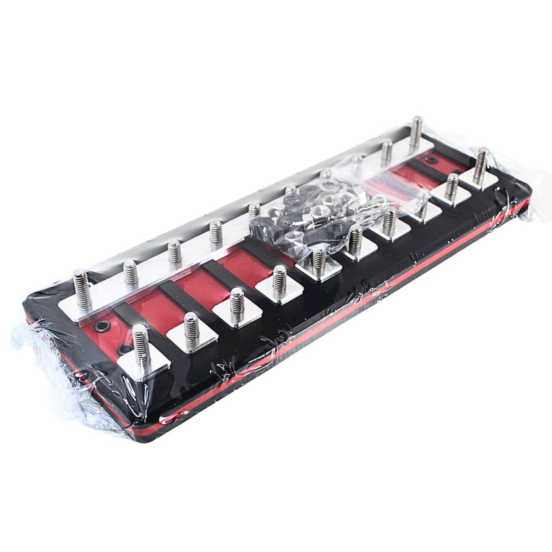 10 Spot Heavy Duty ANL Fuse Distribution Block w/ Acrylic B2 Audio Cover