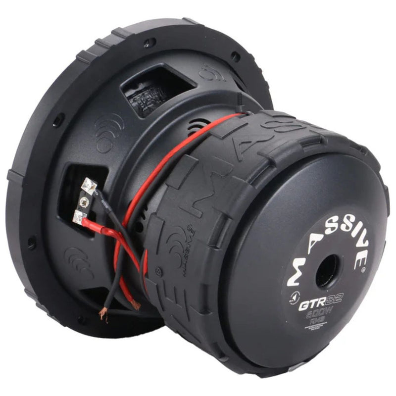 8" 500 Watt RMS Dual 2 Ohm Car Audio Subwoofer Massive Audio GTR82