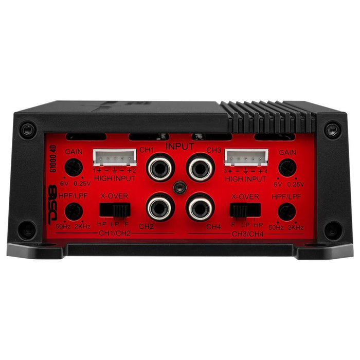 DS18 Gen-X 1000W Max 4-Channel Class-D Car Audio Full Range Amplifier G1000.4DDefault
