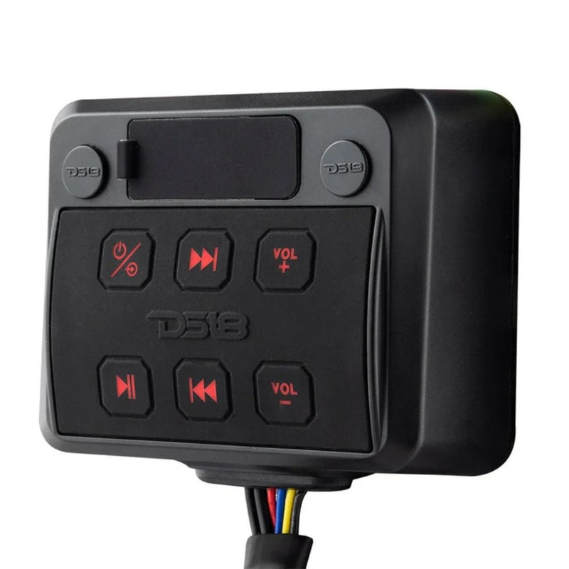 DS18 ENSBTRC-SQ Universal Marine Bluetooth Audio Receiver with Controller