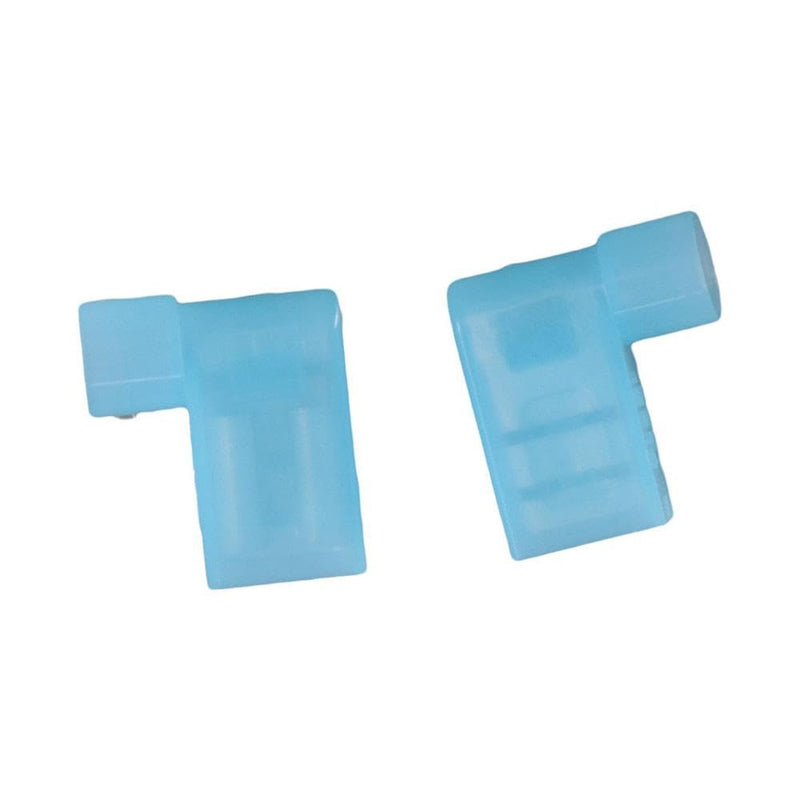 Installation Solutions 90 Degree Flag Spade Female 14/16 GA 100pc Terminals Blue