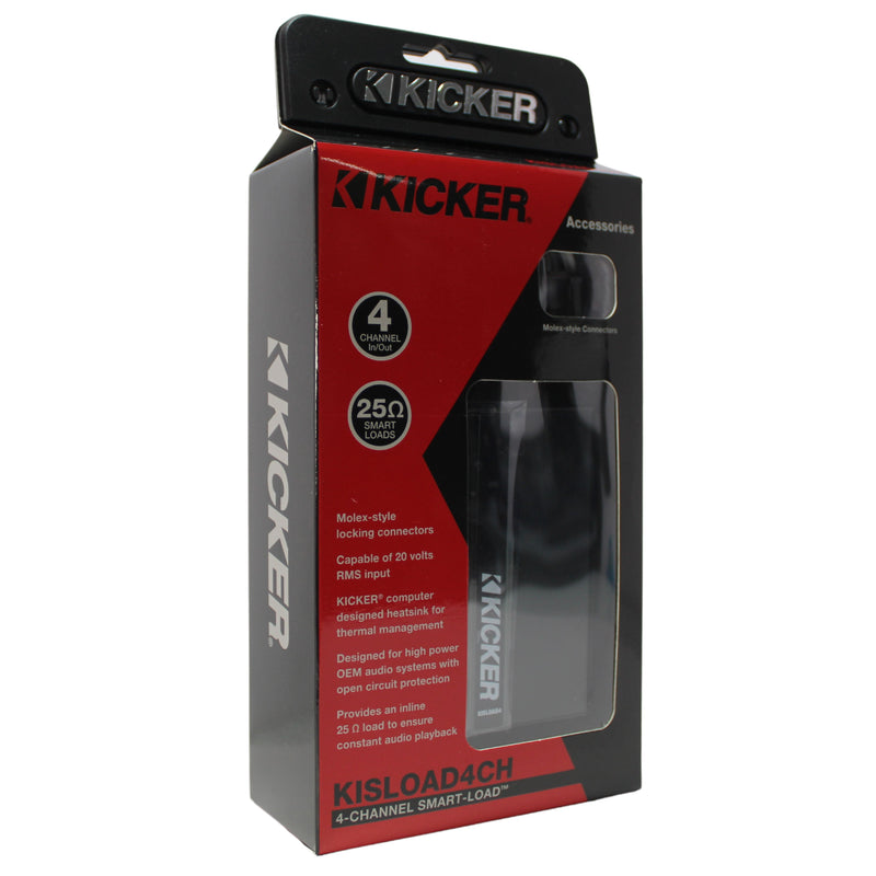 Kicker 4 Channel Subwoofer Smart Radio Interface / Load Resistor 46KISLOAD4