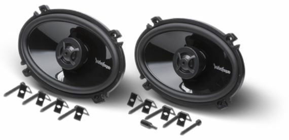 4x6" 140W 4 Ohm 2-Way Coaxial Full Range Speakers Rockford Fosgate Series Pair