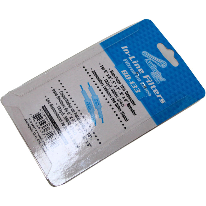 Audiopipe In-line Noise Filter Speaker Bass Blocker 300 Hz 4-Ohm Pair BB-133