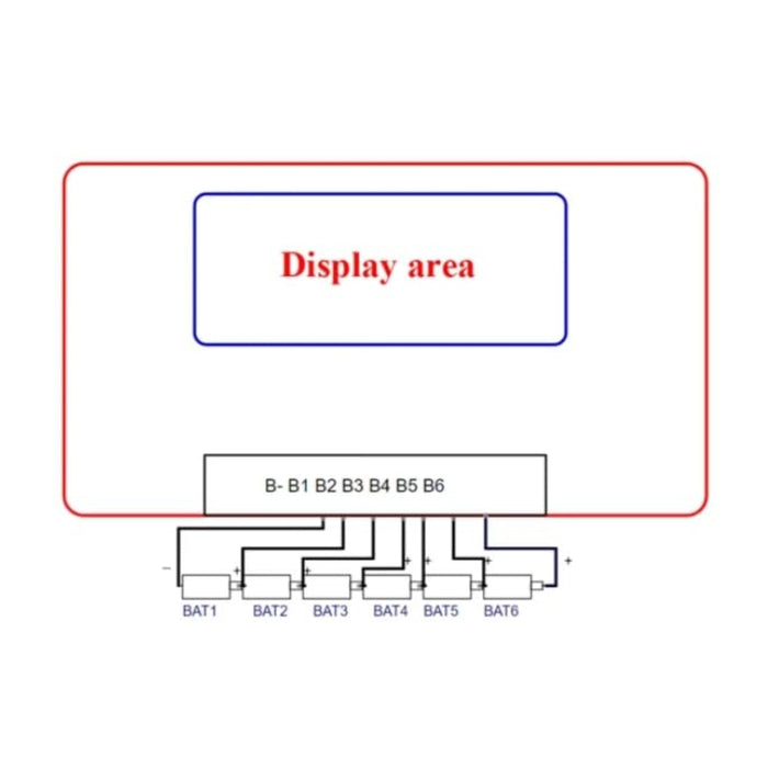 6S 5A Capacitor Active Balancer with Voltage Display LTO Battery Equalizer