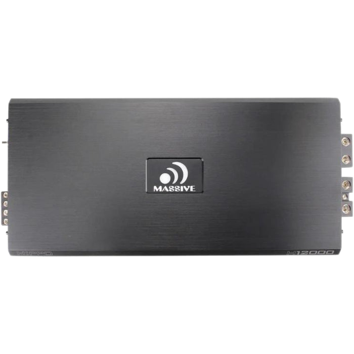 12000W RMS 1-Ohm Monoblock Amplifier Massive Audio HIPPO Series MA-H12000