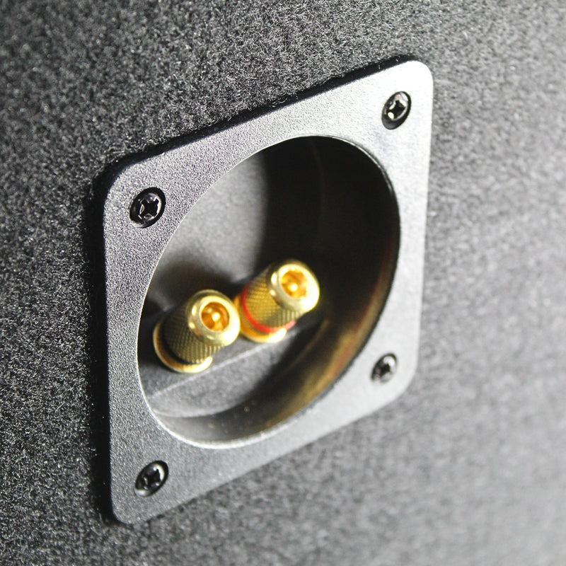 B2 Audio Dual 8" 800W Peak Dual 2 Ohm Vented Loaded Subwoofer Enclosure DVPE28