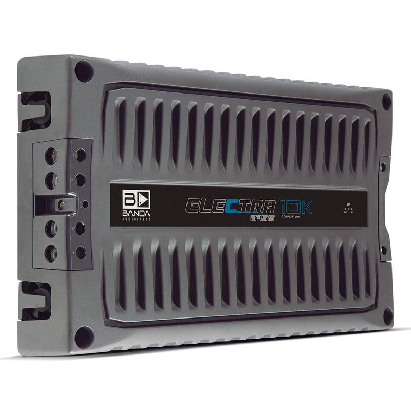 10K Watt 1-Ohm Monoblock Banda ELECTRA Line Aluminum Brazilian Bass Amplifier