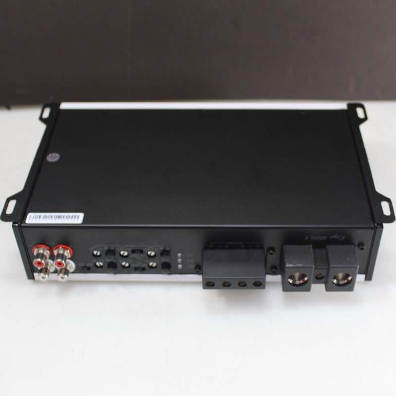 RAGE Series 1.2K 4-Channel 1200 Watt 2-Ohm Full Range Class D Amplifier OPEN BOX