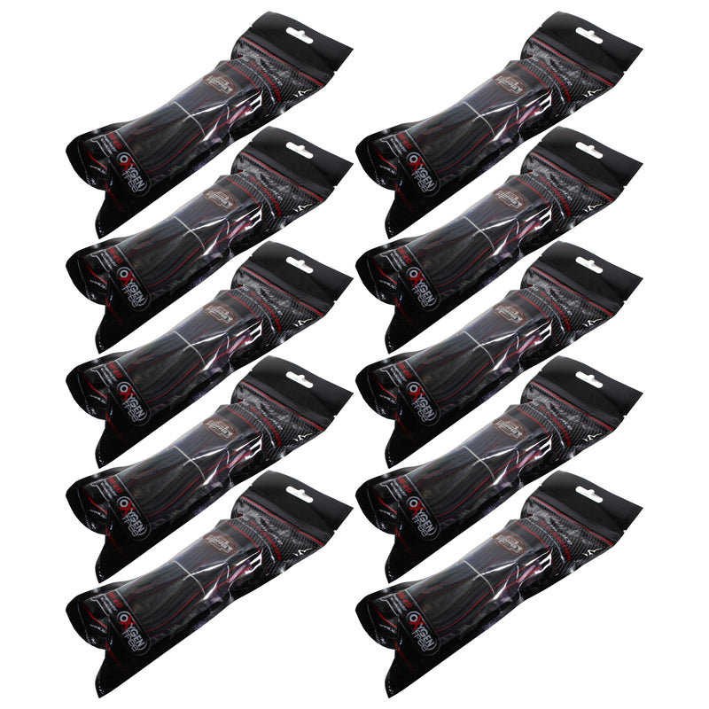 Audiopipe Frosted RCA Cables w/Gold-Plated RCA Connectors (10 Pack) 1.5-25 Feet