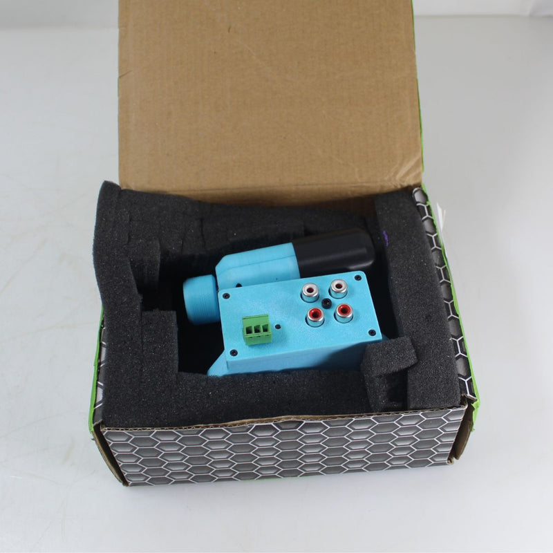 Wireless Bass Knob OLED Display RCA Attenuation & Volt Meter Light Blue OPEN BOX