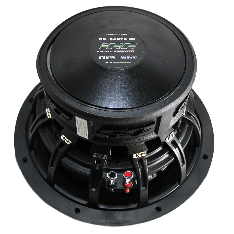 Deaf Bonce Apocalypse DB-SA272 12" 1500W RMS Dual 2 Ohm Competition Subwoofer