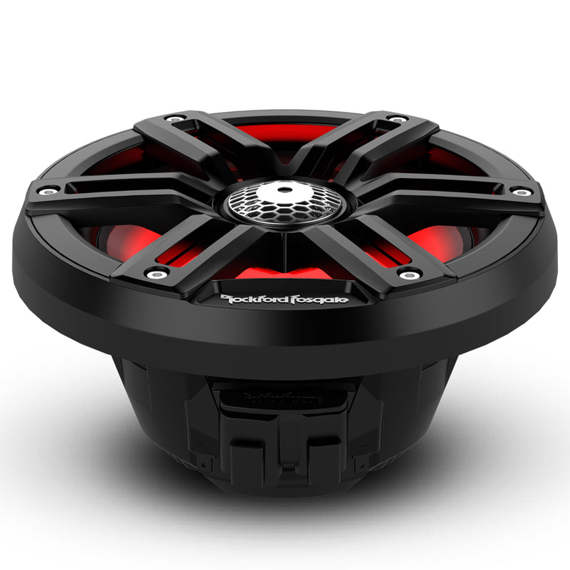 Rockford 6.5 Enclosures /w Black RGB Marine Speakers 1200W Polaris Ranger 2018+