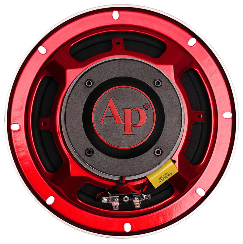 Audiopipe 8" 200W RMS 4 Ohm Red Eye Candy Compression Horn Midrange Coax Speaker