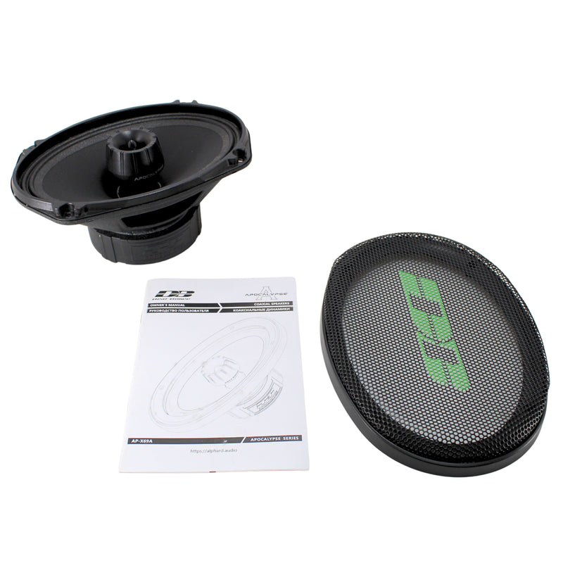 Single Deaf Bonce Apocalypse 6X9" Coaxial 200W 4-Ohm Speaker W/Grill OPEN BOX