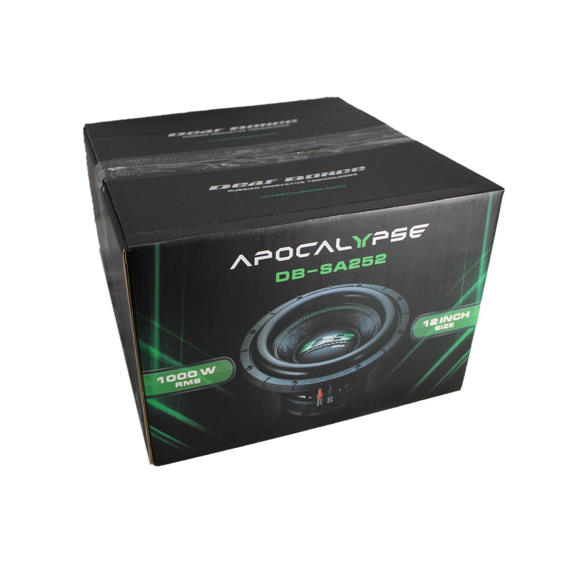 Deaf Bonce Apocalypse DB-SA252 D2 12" 2000 Watt Dual 2 Ohm Subwoofer