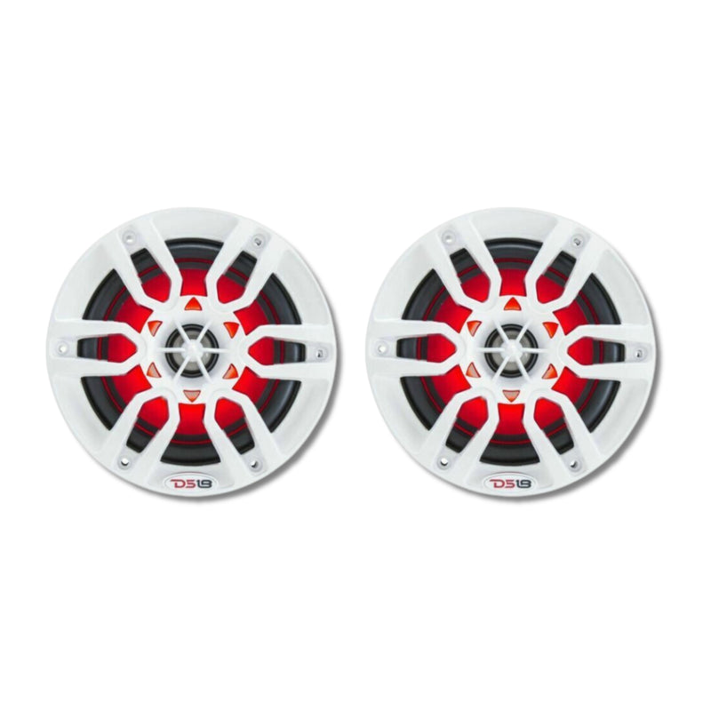 DS18 Speaker Tweeter Amp Bundle for 6th Gen Bronco BRO-SBAR/BK Sound Bar White