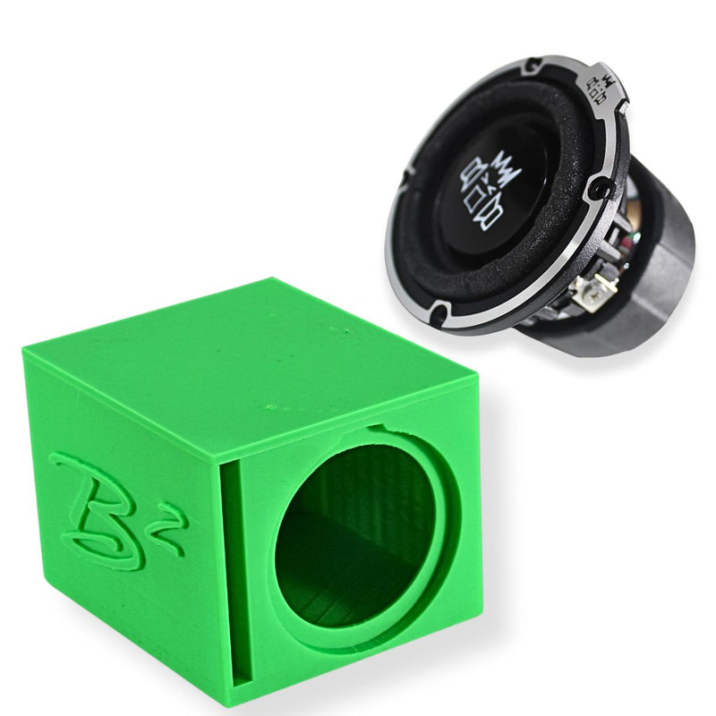 B2 Audio RIOT-2.5 Mini Woofer w/ Single Ported 3D-Printed Box DIY Project