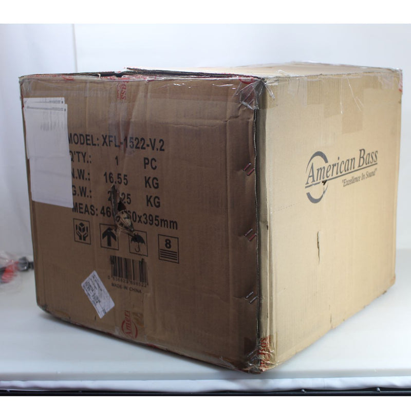 American Bass 15" Subwoofer 3000W 3" 2 Ohm DVC Pro Car Audio XFL 1522 OPEN BOX