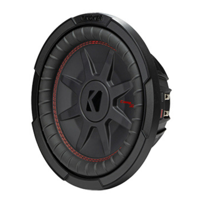 Kicker CompRT Series 10" Dual 4-Ohm Voice Coil Subwoofer 800-Watt Peak 48CWRT104