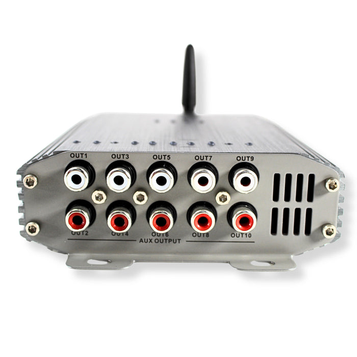 B2 Audio Metallic 4v 10 Channel DSP w/ Bluetooth IOS/Android App 96 KHz - 32 Bit