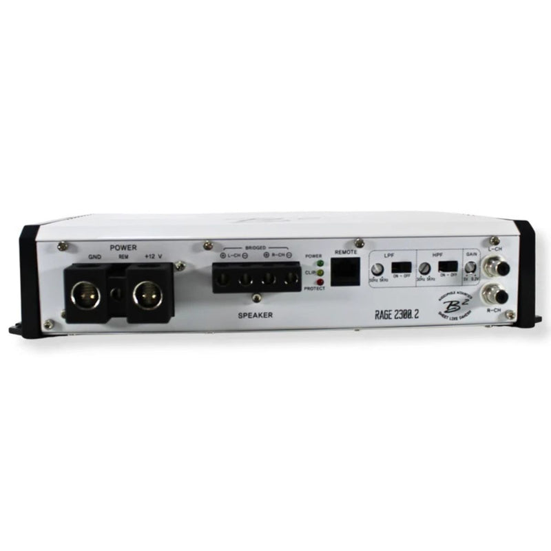 Dual B2 Audio RIOT 12" D4 2000W RMS Subs with RAGE 2300.2 Amp