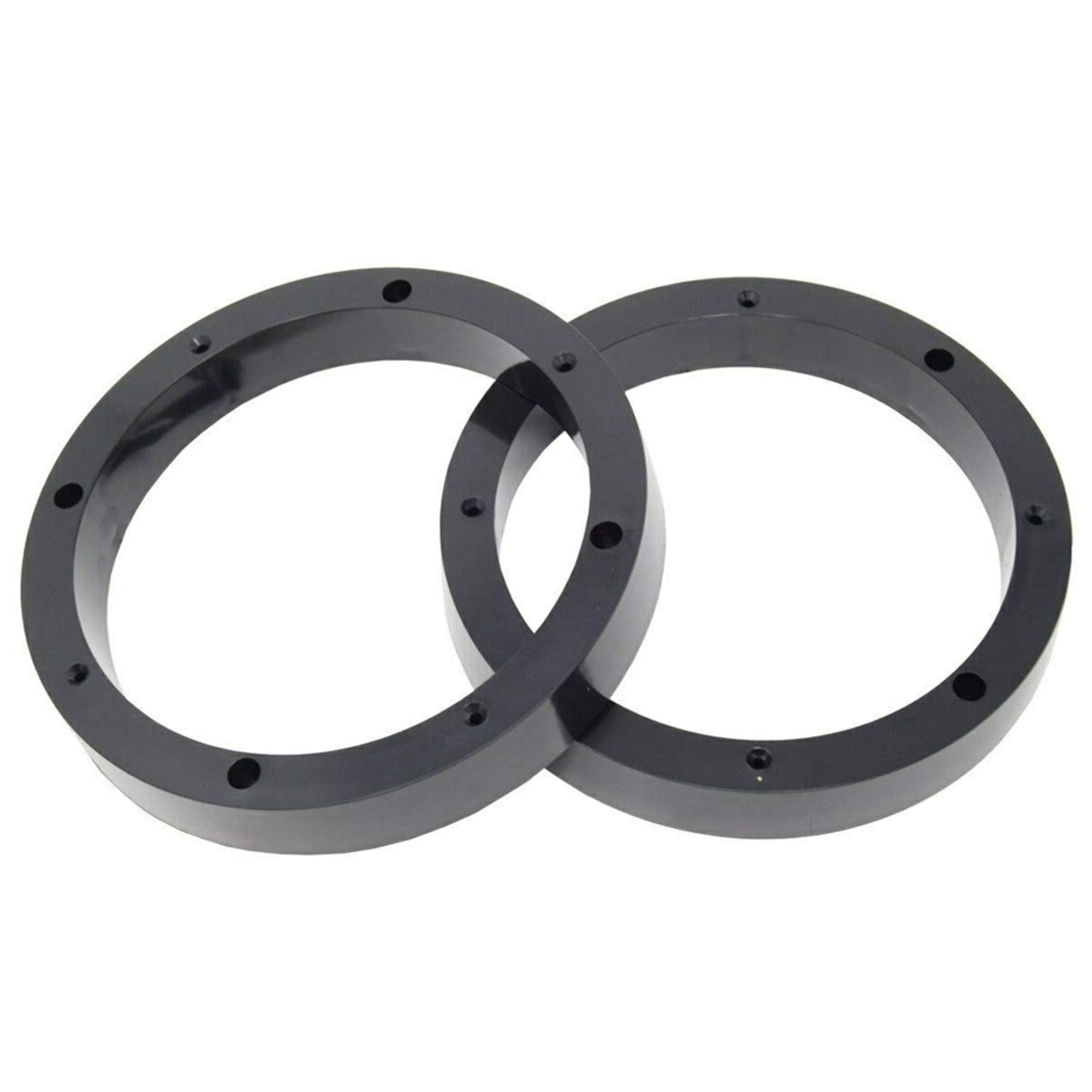 Audiopipe 8.5 Inch Black Plastic Speaker Spacer Ring Pair APMB