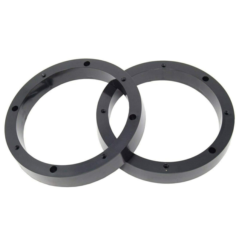 Audiopipe 8.5 Inch Black Plastic Speaker Spacer Ring Pair APMB-RING-8
