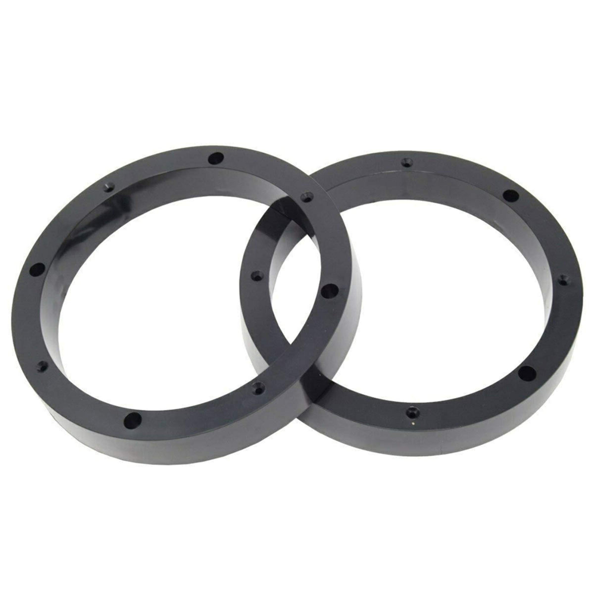 Audiopipe 8.5 Inch Black Plastic Speaker Spacer Ring Pair APMB