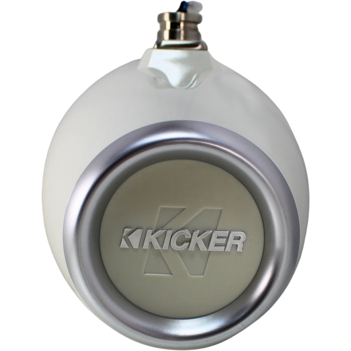 Kicker KMTC Series 8" 300W Marine Coaxial White Tower System Speakers / 45KMTC8W