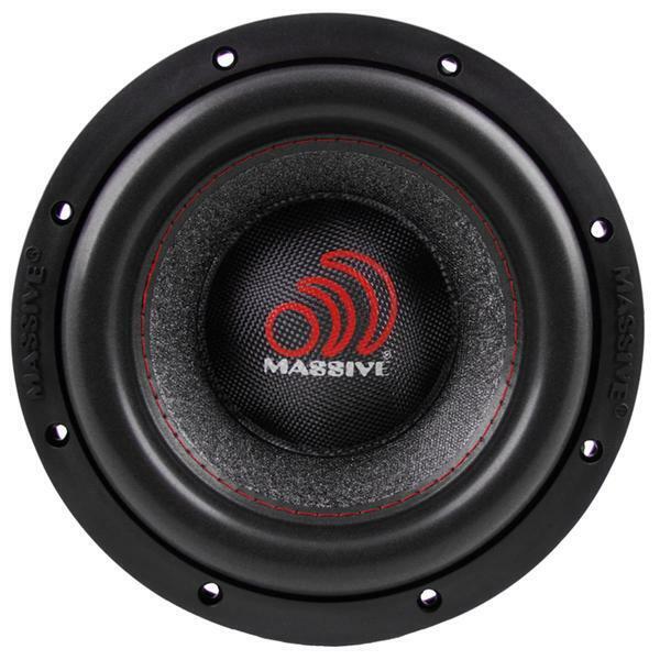 Massive Audio 8" 800 Watt Subwoofer Dual 4 Ohm Voice Coil Competition SUMMO84XL
