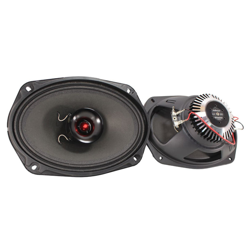 6x9" 150W RMS 4-Ohm NEO Hybrid Coaxial Loudspeaker Pair W/1" Tweeter APMB-CX690