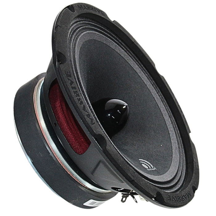 Massive Audio 8" 150 Watts RMS Loud Speaker 8 Ohm Mid Bass Bullet M8 OPEN BOX