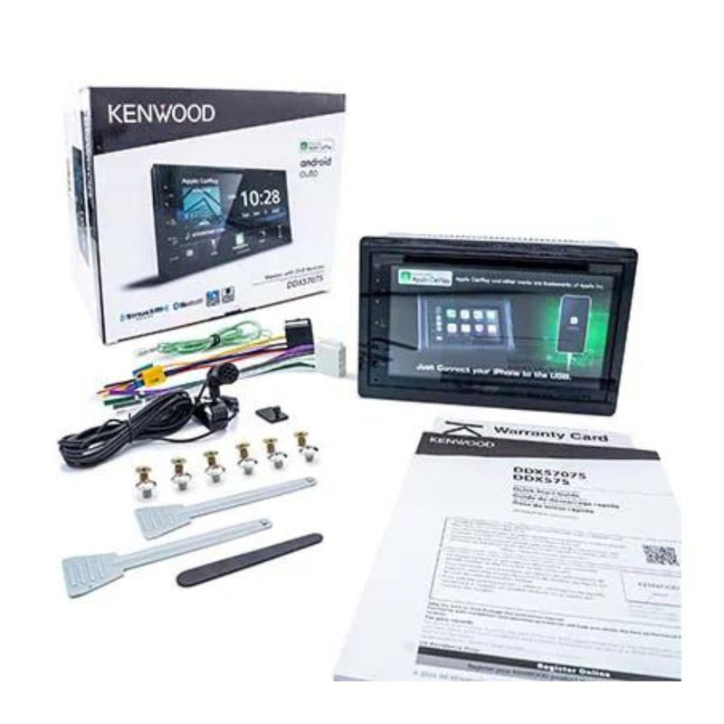 Kenwood 6.8" Android Auto & CarPlay MultiMedia DVD&CD Receiver DDX5707S