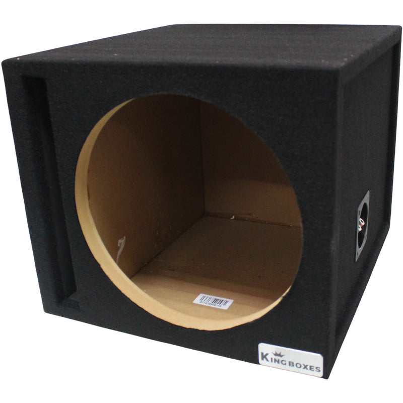 King Boxes 12" Single Ported Carpeted Universal Subwoofer Box / S12V