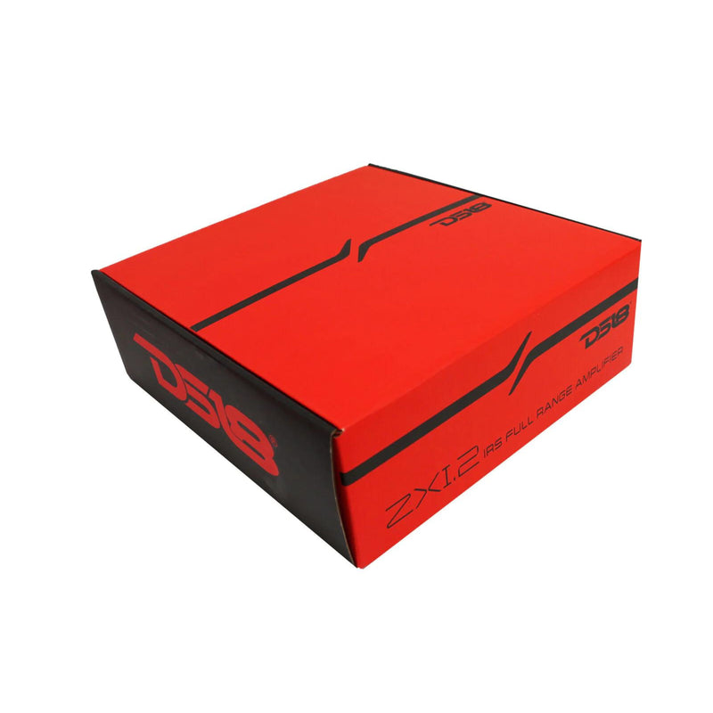 DS18 ZXI.2 2-Channel Class D Amplifier 250W RMS 4 Ohm Full Range Car Audio Amp