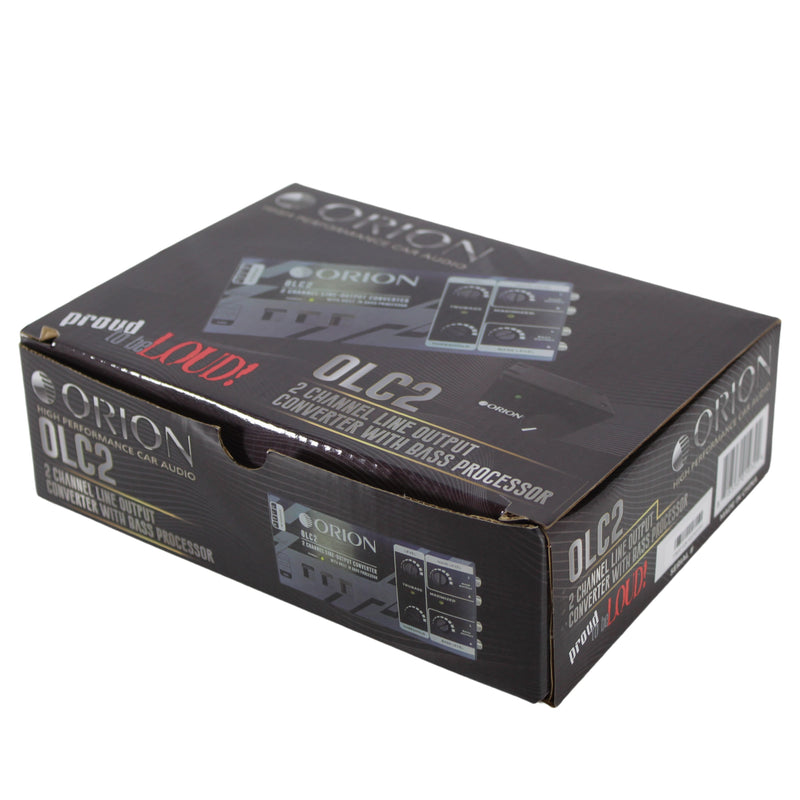 2 Channel LED Line Output Convertor w/ Built-in Bass Processor & Bass Knob