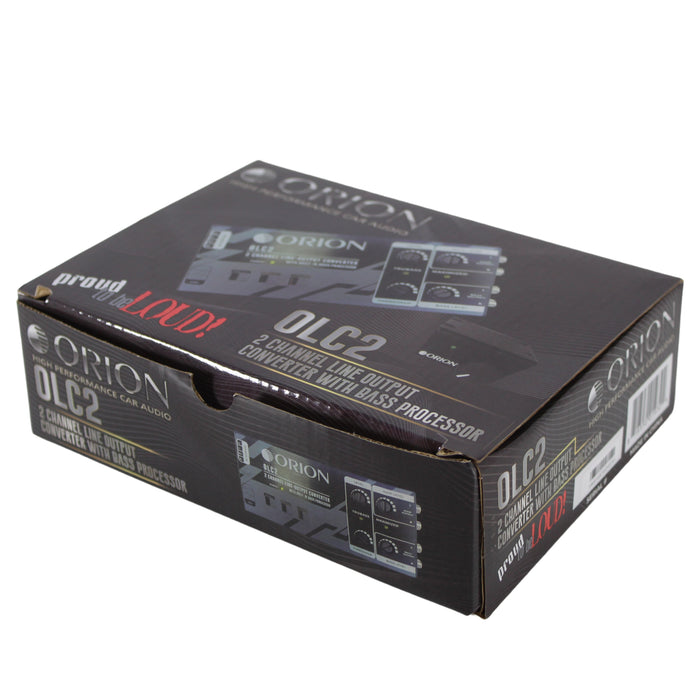 2 Channel LED Line Output Convertor w/ Built-in Bass Processor & Bass Knob