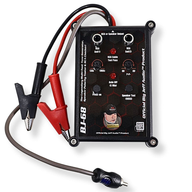 Handheld 9V Speaker Polarity Tester and Tone Generator / RCA Tester