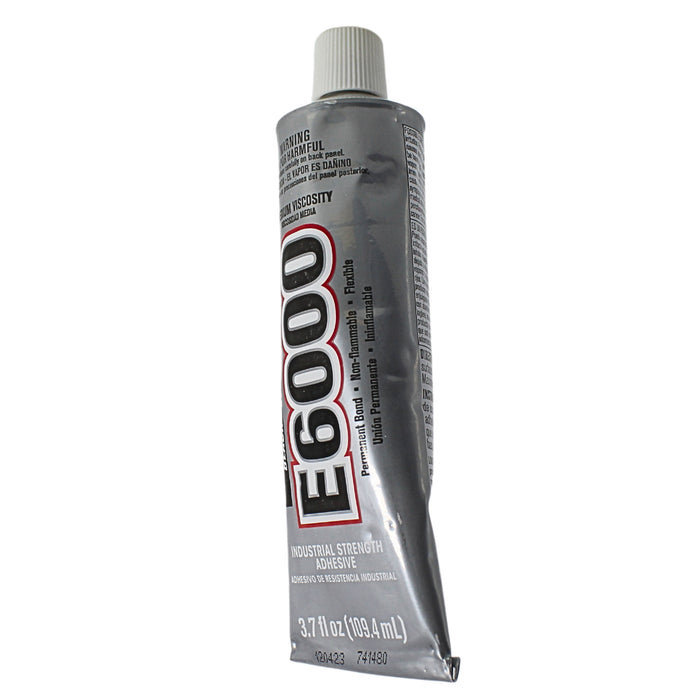 3.7 fl oz E6000 Black Industrial Strength Self Leveling Waterproof Adhesive