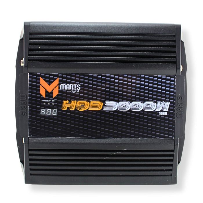 Marts Digital 3K Watt Monoblock 1-Ohm Stable Class D  Bass Amplifier HQB3000.1