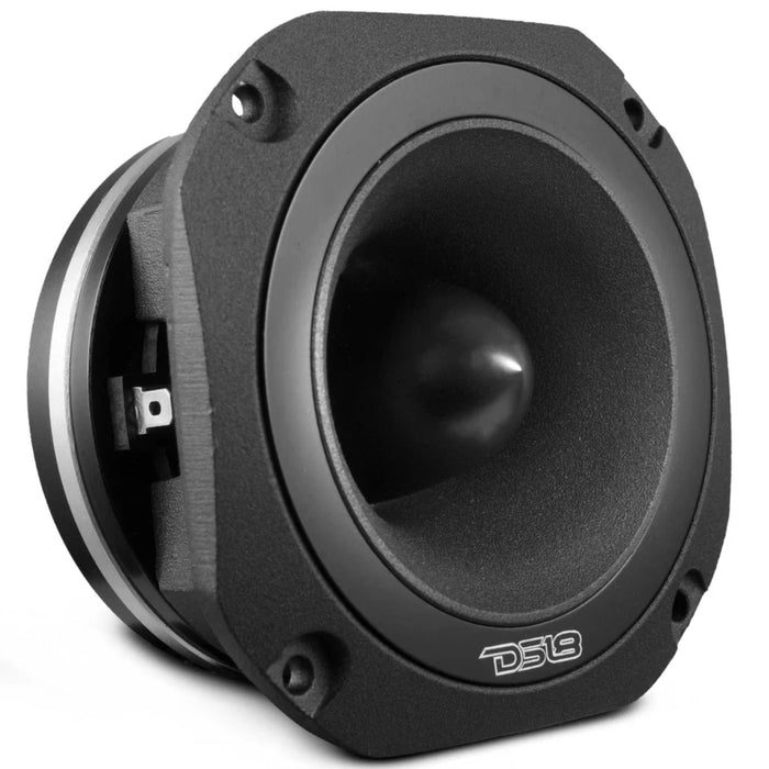 DS18 PRO 4" Tweeter 1.5" Titanium VC 8-Ohm 200-Watt Super Bullet Black