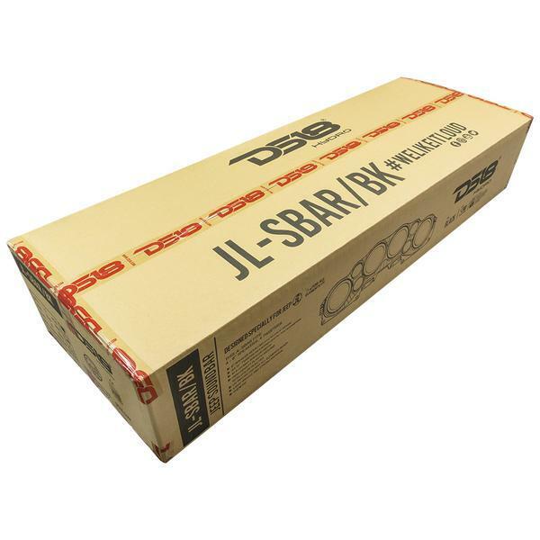 DS18 2018-22 Jeep JL/JLU/JT Soundbar System 4x Speakers and 4x Tweeters Black