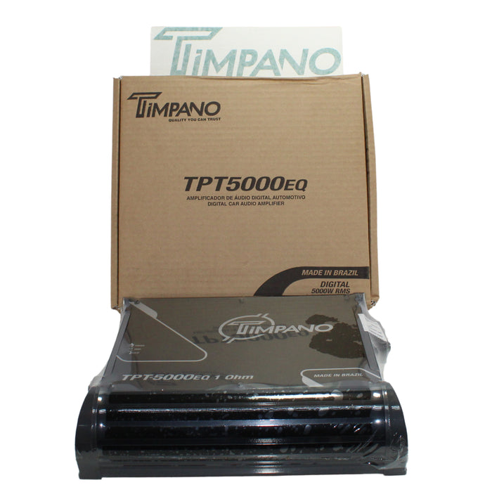 Timpano 5000W 1-Ohm Full Range Class-D Monoblock Amplifier / TPT-5000EQ-1