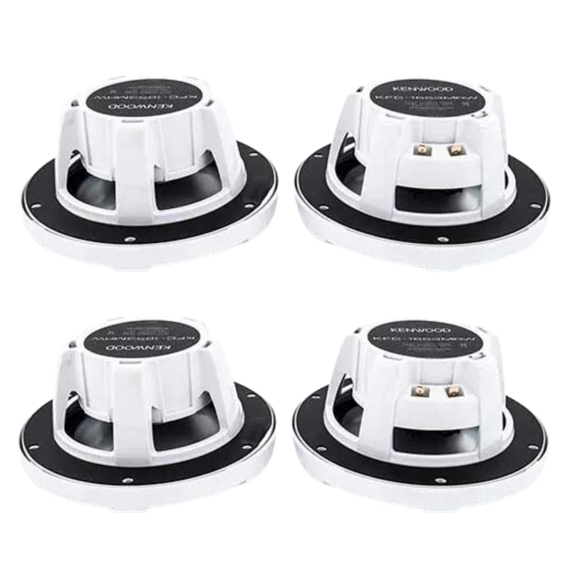 Kenwood Digital Media Receiver /w Bluetooth & (4) 6.5" Marine/Motorsports Speakers